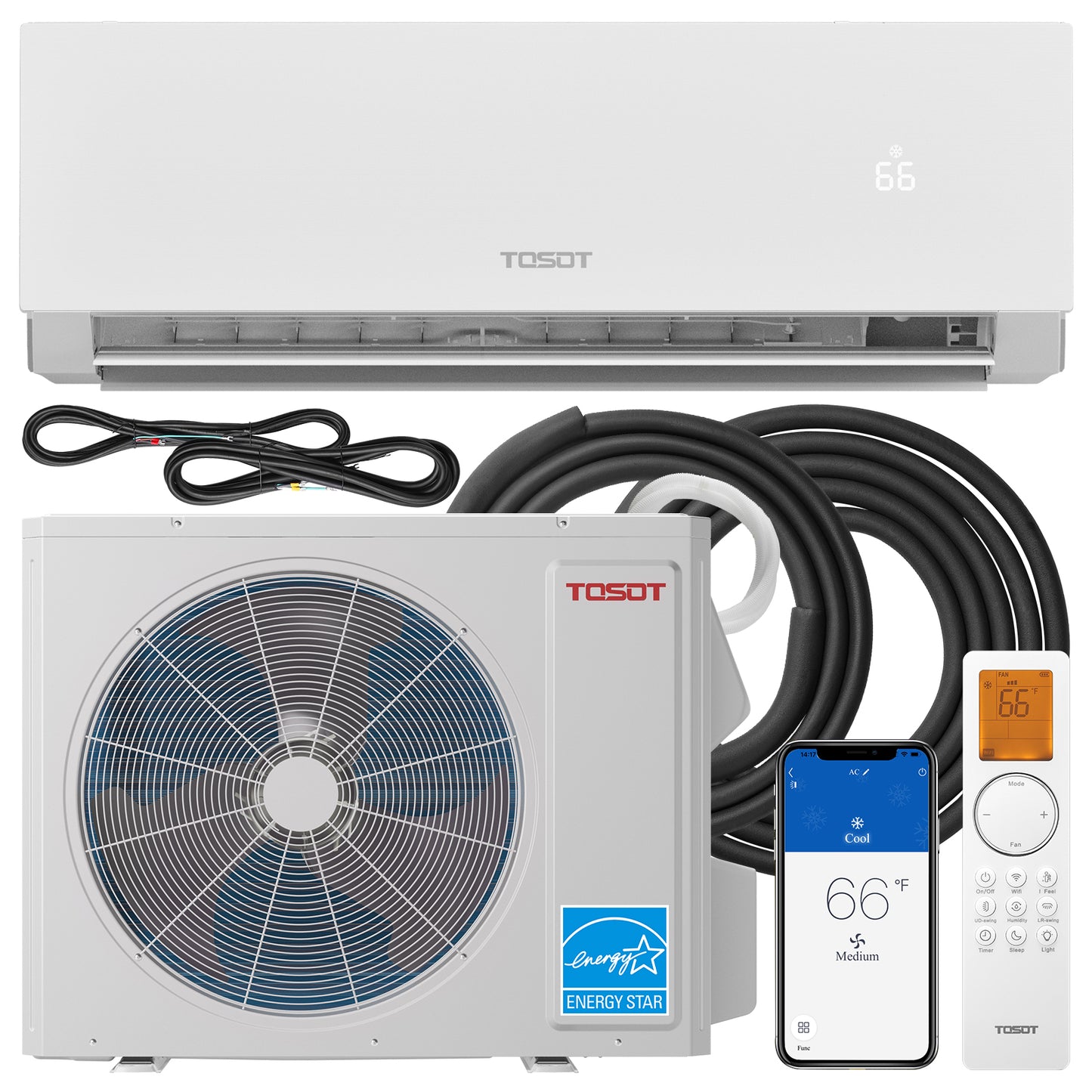 Aoraki 24.5 SEER2 24,000 BTU Heat Pump Mini Split AC w/ERV System