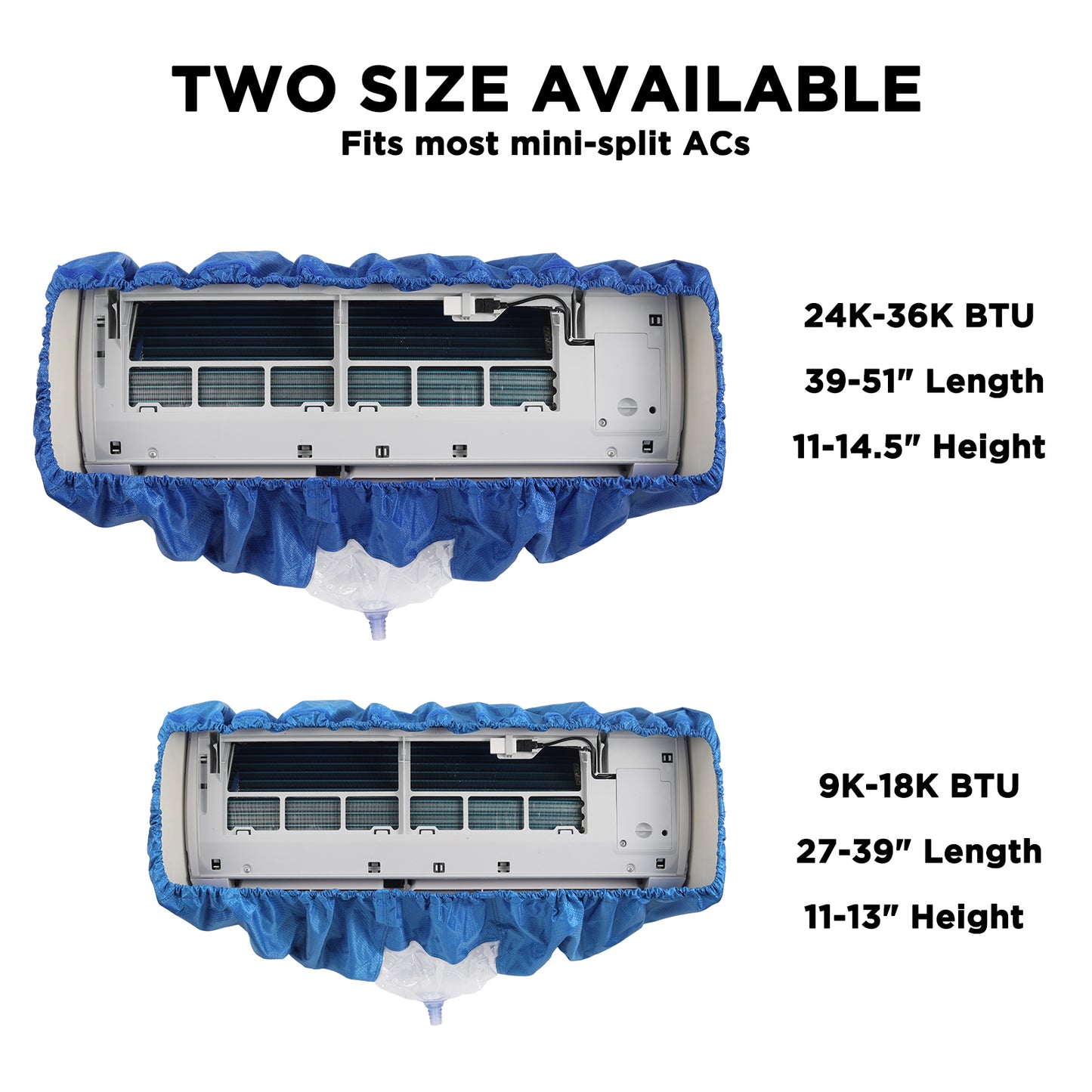 Mini-Split AC Washing Cover
