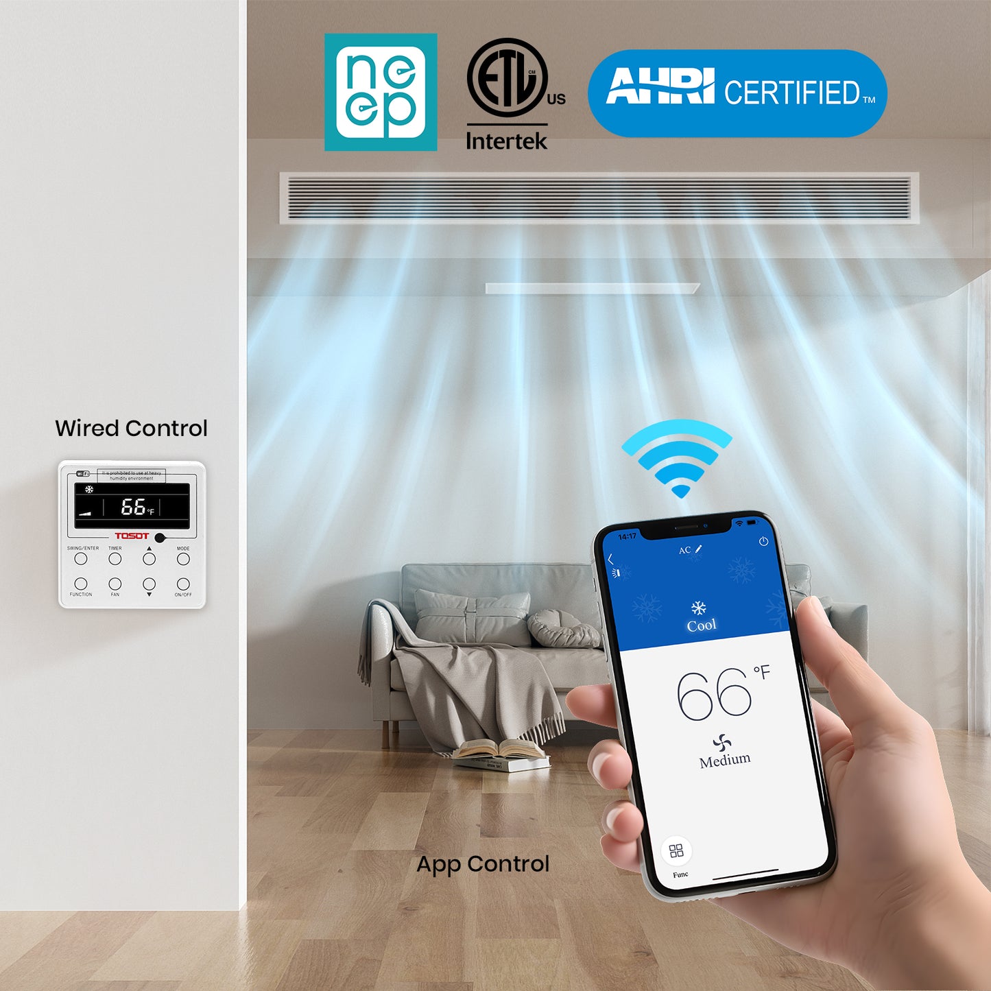 36,000 BTU Ducted Mini Split Air Conditioner