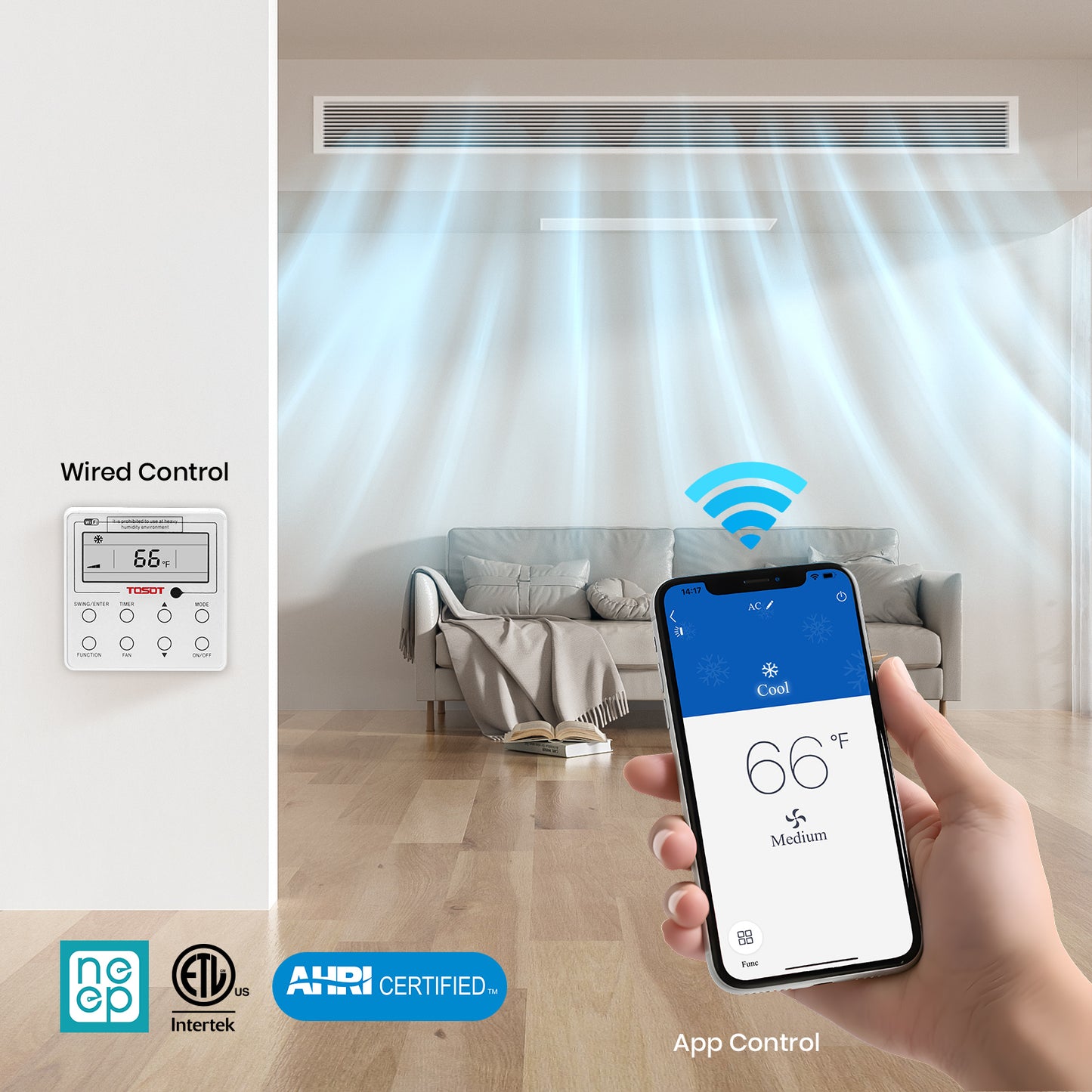 36,000 BTU Ducted Mini Split Air Conditioner