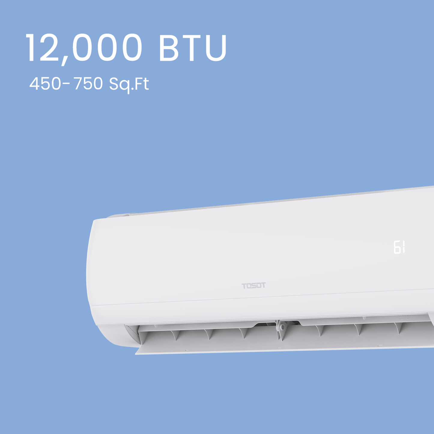 12,000 BTU  Mini-Split Heat Pump Air Conditioner-120V