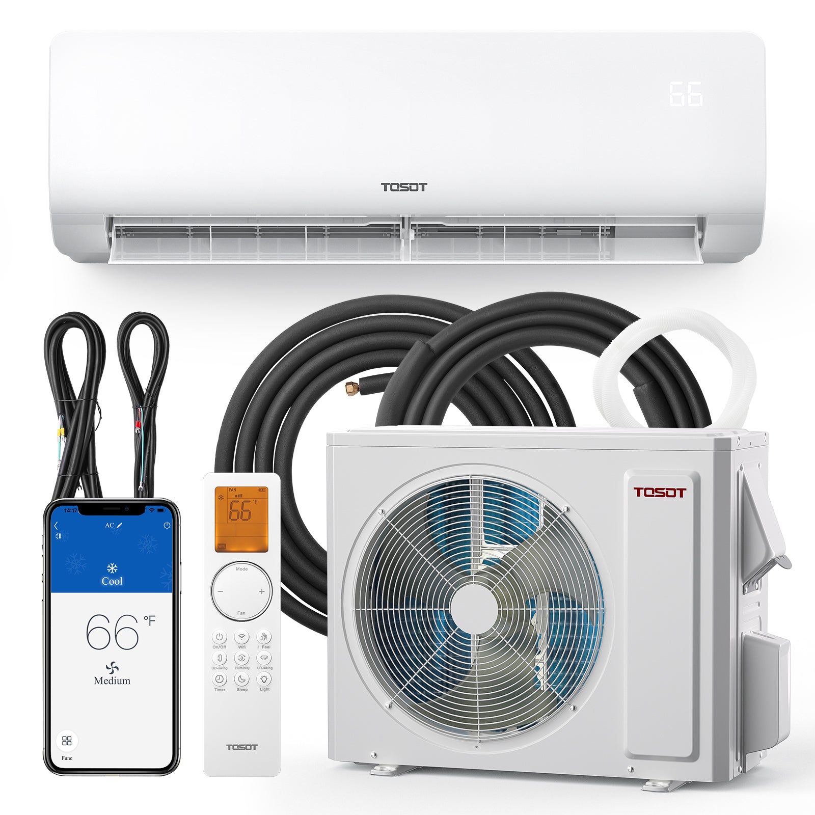 12,000 BTU Mini-Split Heat Pump Air Conditioner-120V