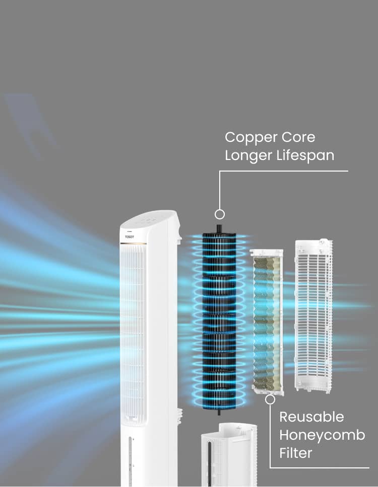 tower fan component