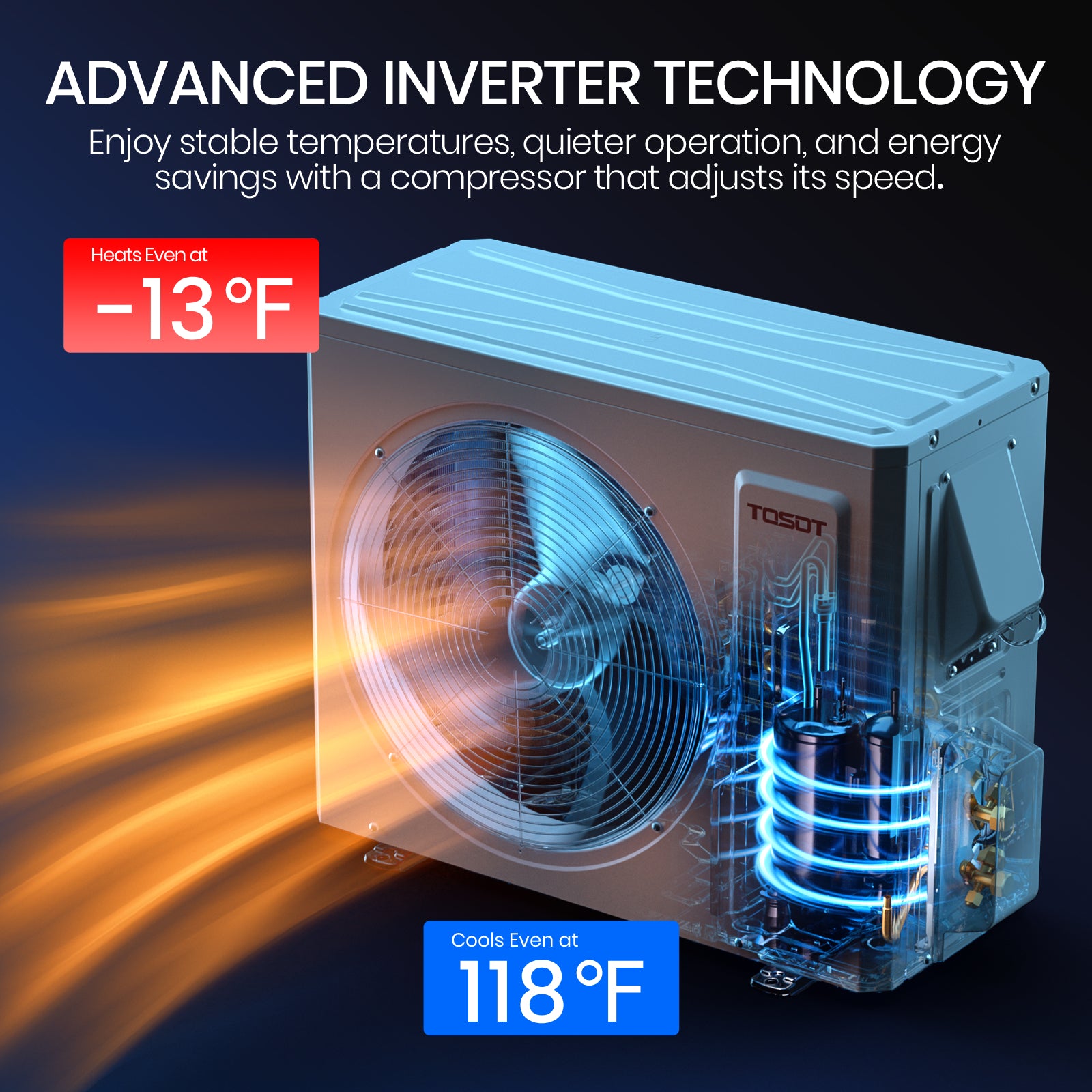 TOSOT inverter technology Compressor