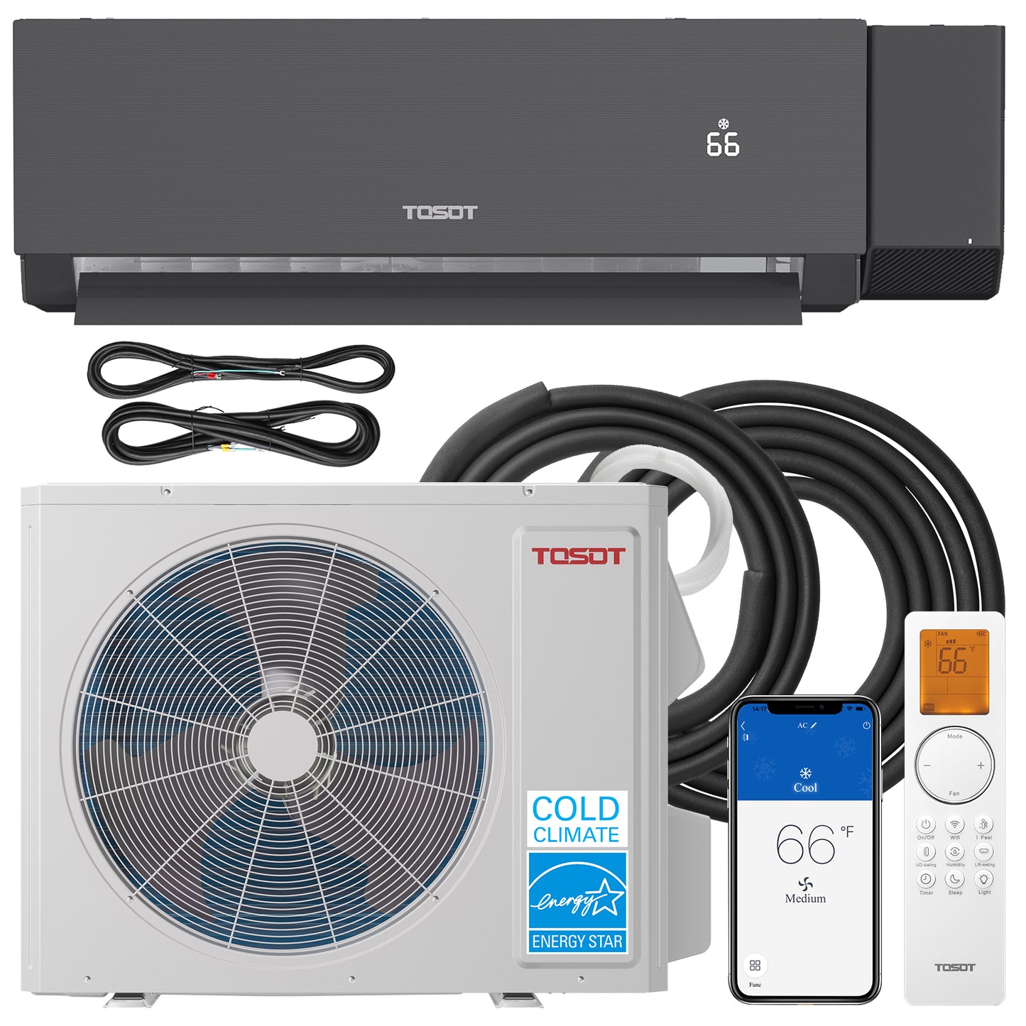 Aoraki 23.5 SEER2 24,000 BTU Heat Pump Mini Split AC w/ERV System