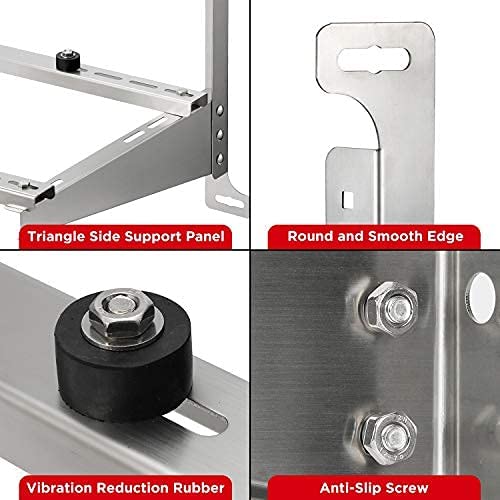 Triangle Side support Panel
Vibration Reduction Rubber
Round and Smooth Edge
Antl-slip screw