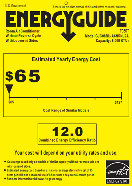 Tranquility 8,000 BTU Window Air Conditioner - TOSOT Direct