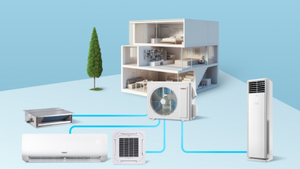 TOSOT mini split cooling open floor plan