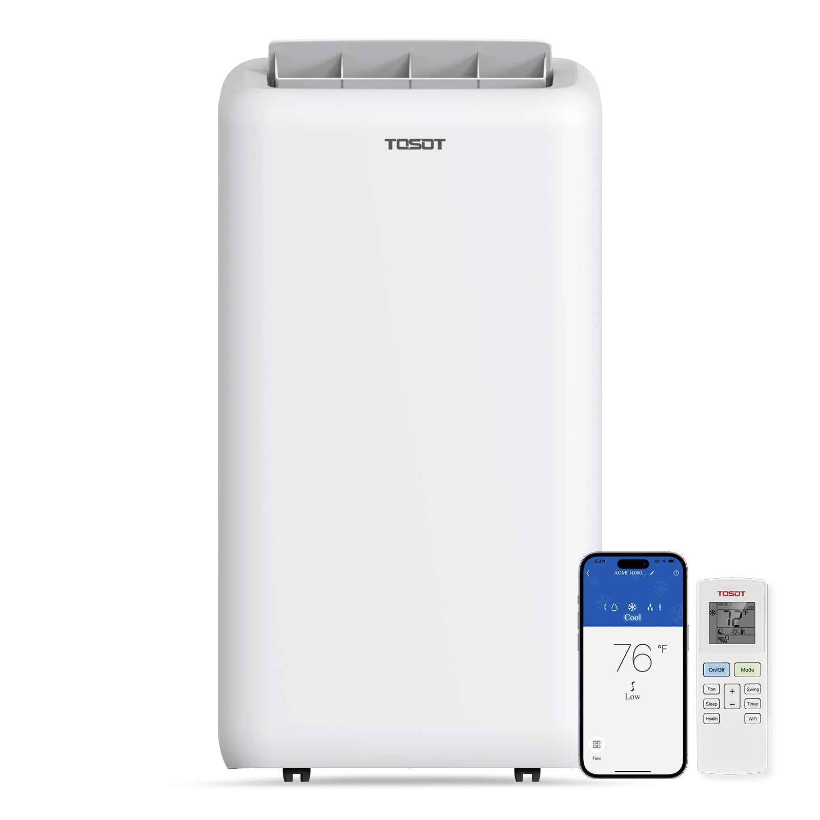 Open Box) Aomi 14,000 BTU Smart Portable Air Conditioner with