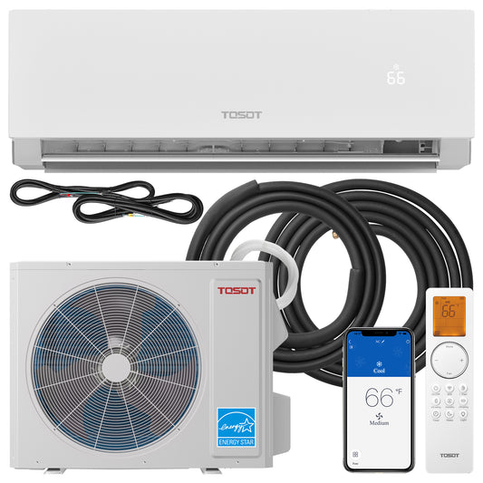 Aoraki 24.5 SEER2 18,000 BTU Heat Pump Mini Split AC w/ERV System