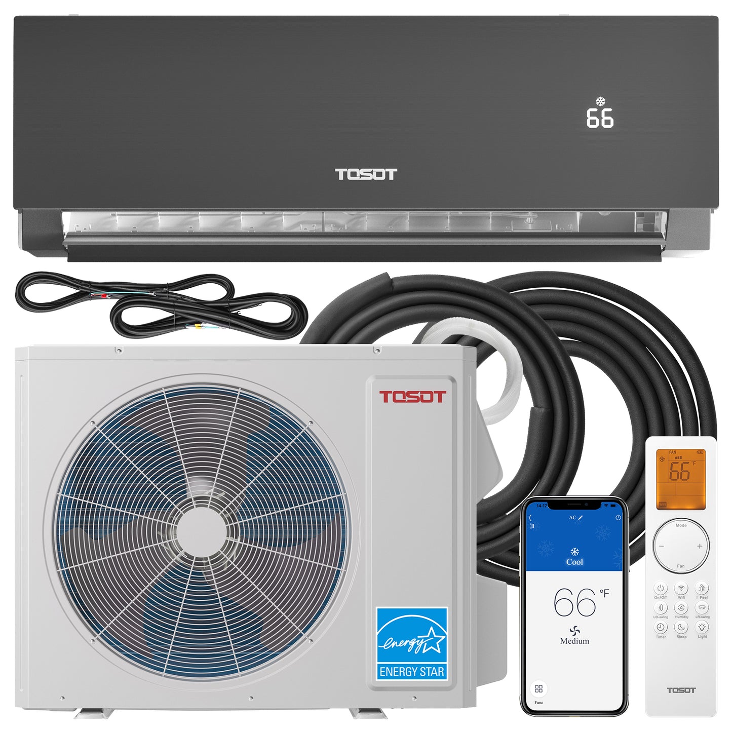 Aoraki 24.5 SEER2 24,000 BTU Heat Pump Mini Split AC w/ERV System