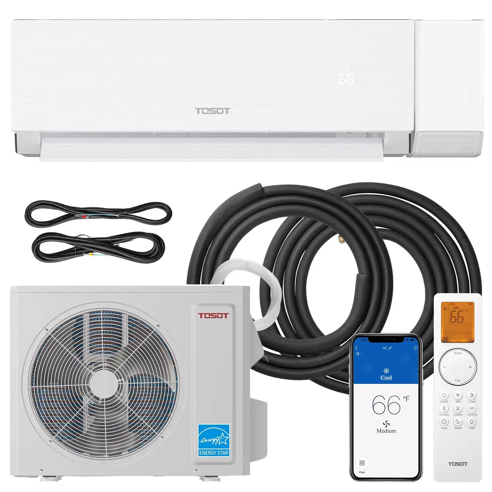 Aoraki SEER2 12,000 BTU Heat Pump Mini Split AC w/ERV System