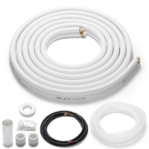 Mini-Split AC Copper Line Set 16Ft. /25 Ft. /50 Ft.