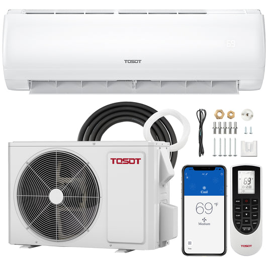 24,000 BTU Mini-Split Heat Pump Air Conditioner-230V - TOSOT Direct