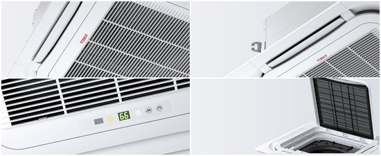 34,000 BTU Ceiling Cassette Mini Split Air Conditioner – TOSOT Direct
