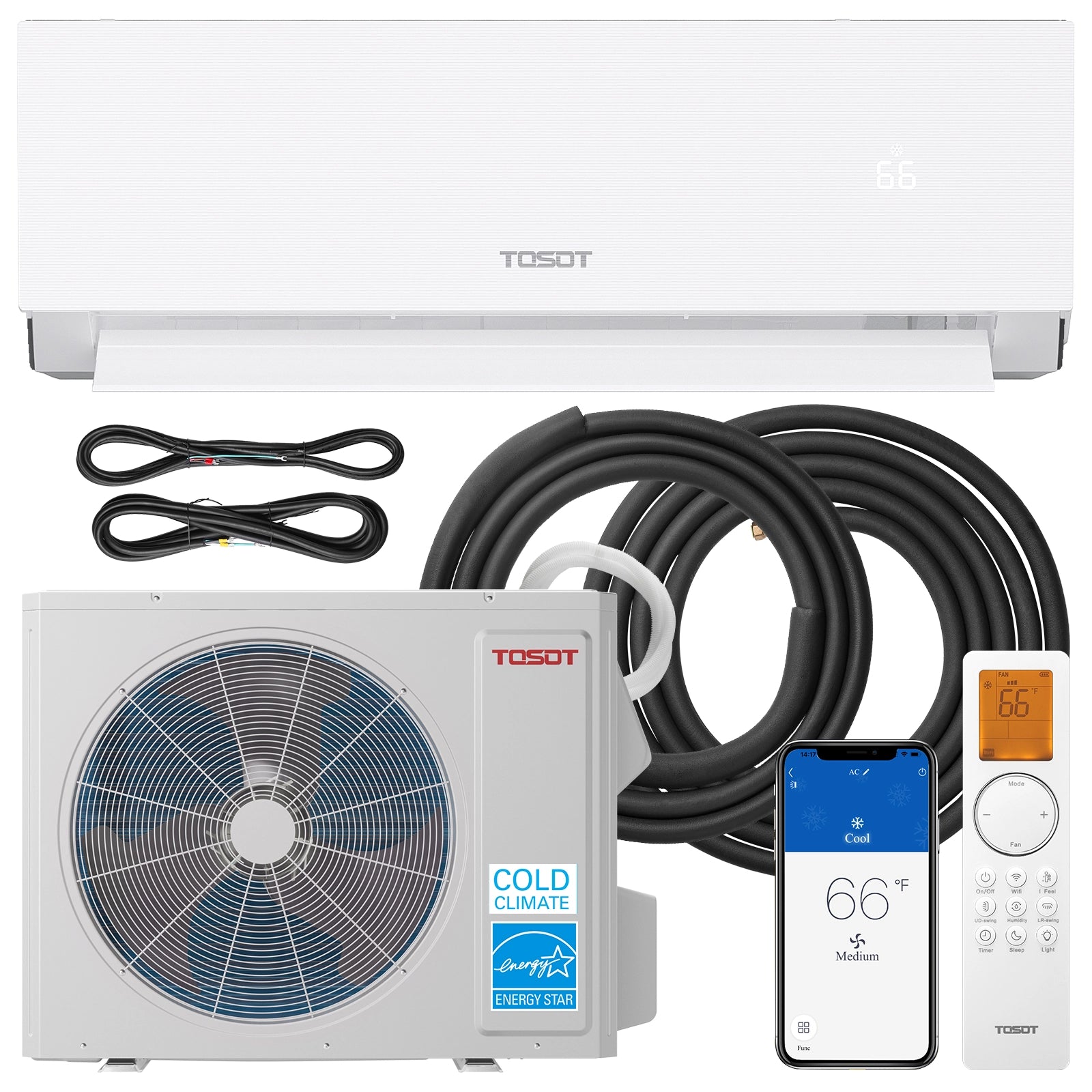 Aoraki 24.5 SEER2 18,000 BTU Heat Pump Mini Split AC w/ERV System