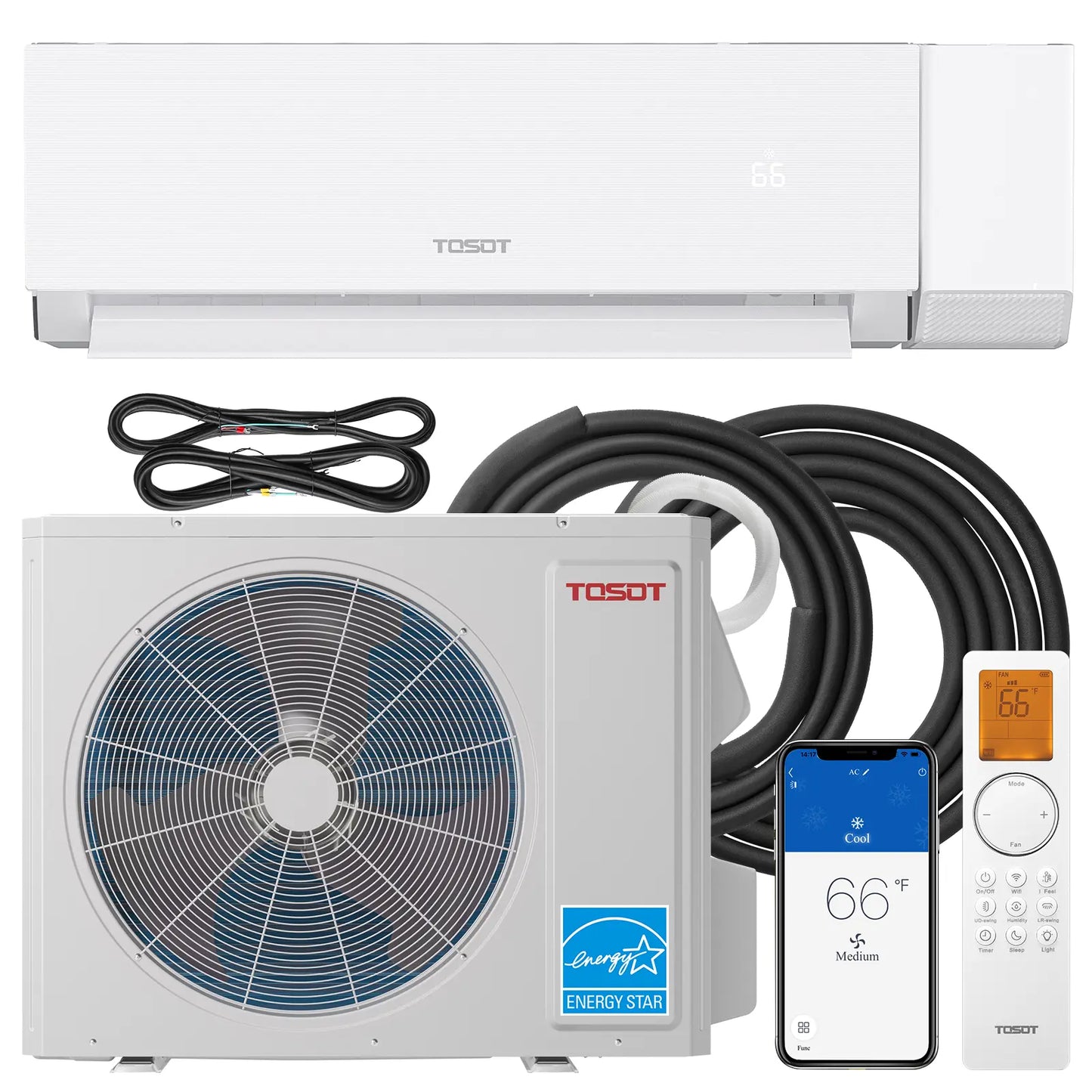 Aoraki 24.5 SEER2 24,000 BTU Heat Pump Mini Split AC w/ERV System