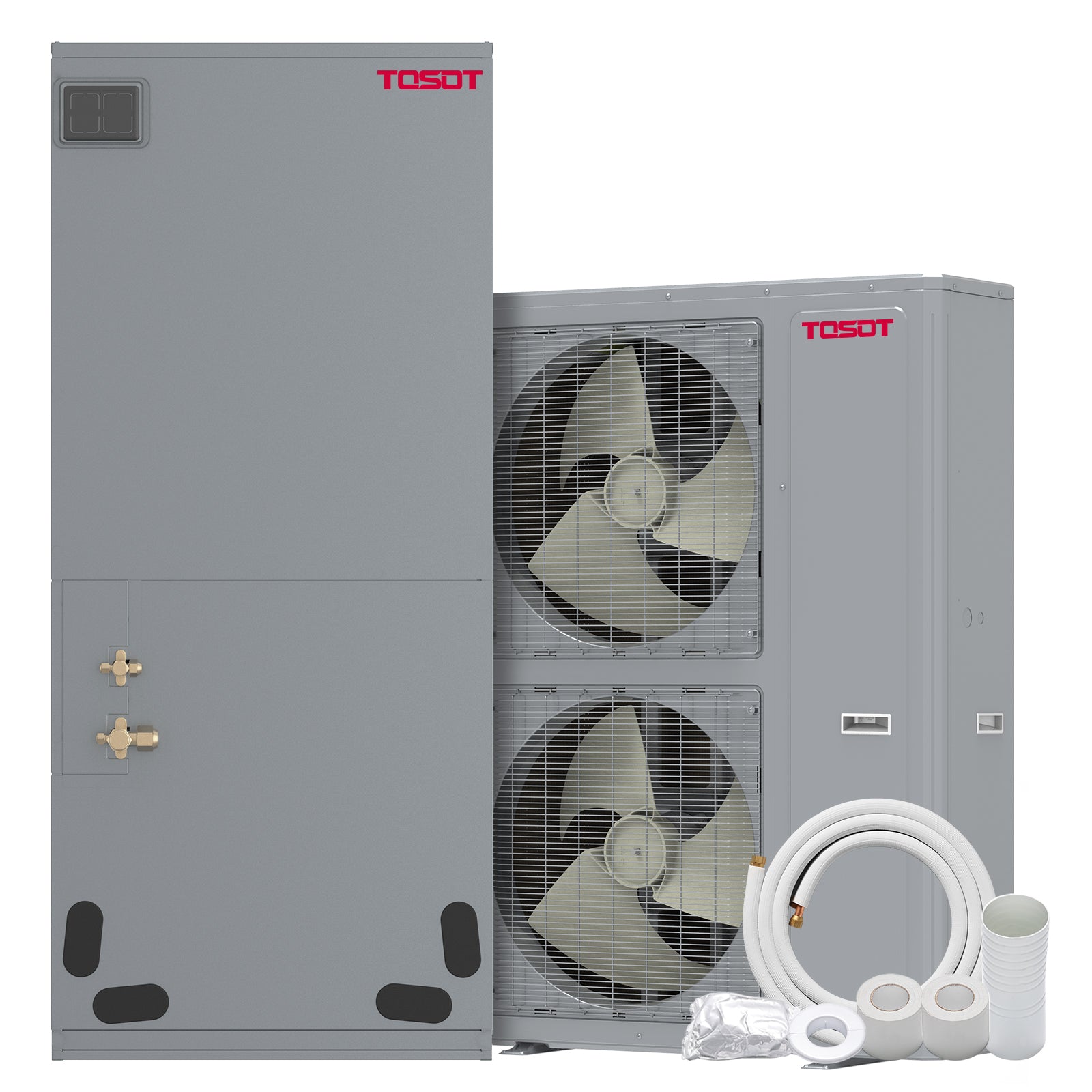 5 Ton / 60K BTU Unitary Ducted Central Heat Pump System – TOSOT Direct