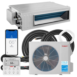 Aoraki 18,000 BTU Ducted Mini Split Air Conditioner, 22.5 SEER2 - 230V