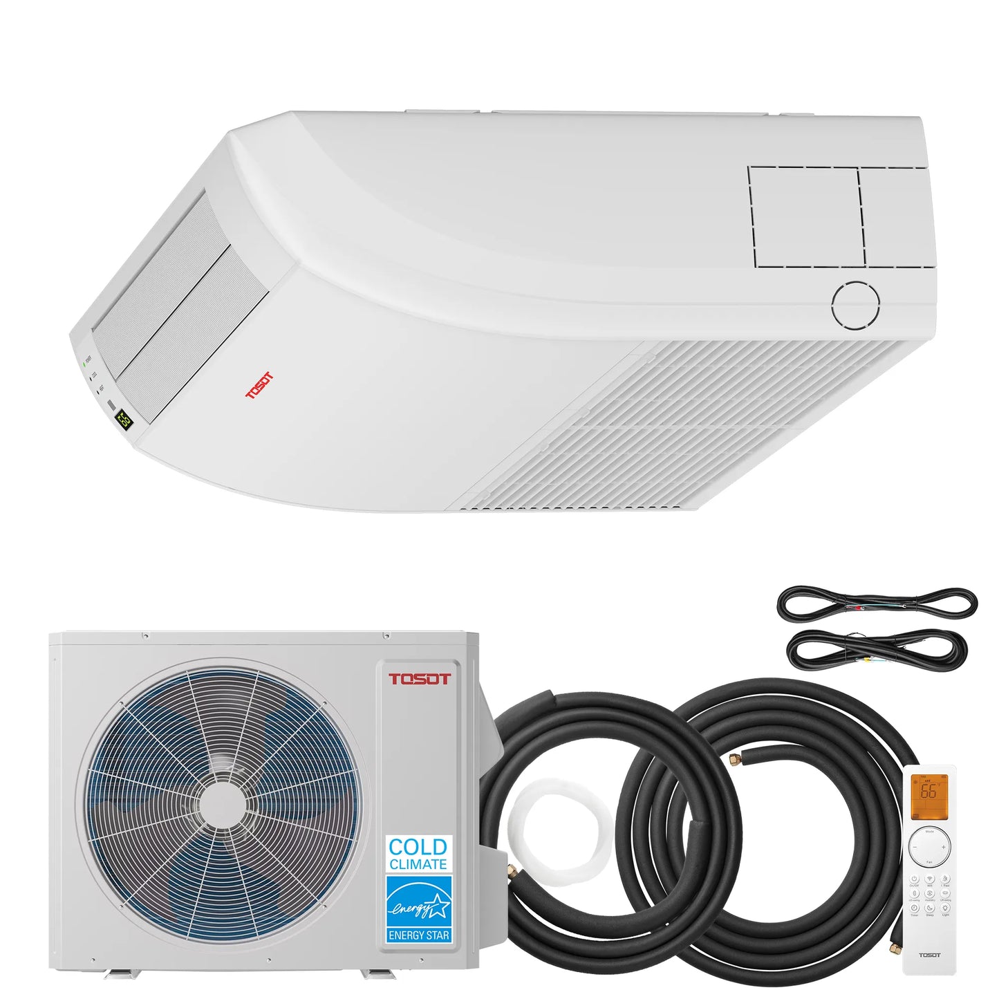 Aoraki 18,000 BTU Floor/Ceiling Mount Mini Split Air Conditioner, 21.5 SEER2 - 230V