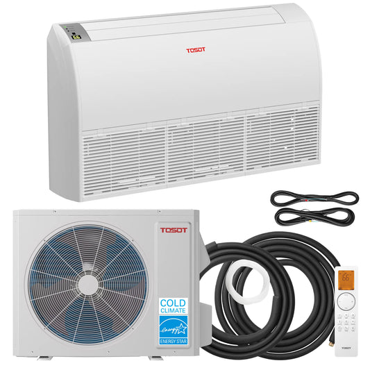 Aoraki 24,000 BTU Floor/Ceiling Mount Mini Split Air Conditioner, 22.5 SEER2 - 230V
