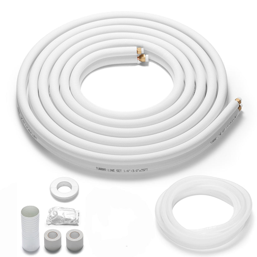 Mini-Split AC Copper Line Set 16Ft. /25 Ft. /50 Ft.