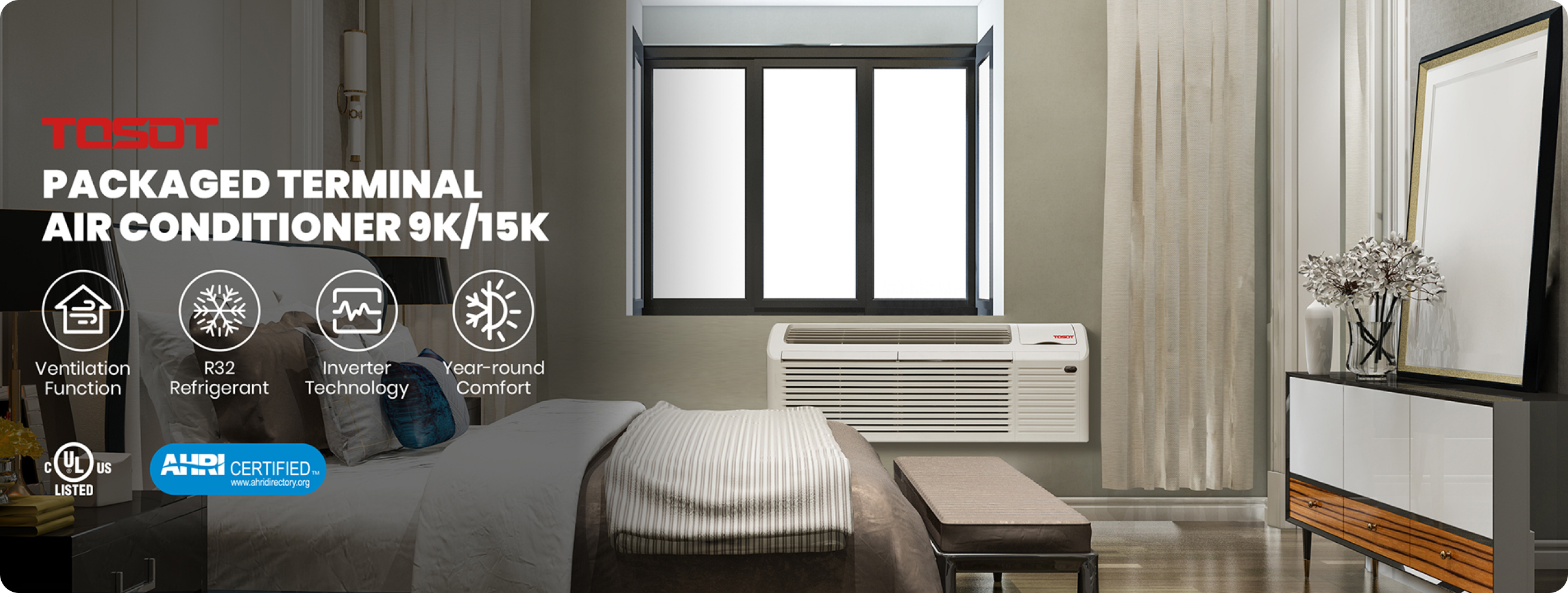 packaged terminal air conditioner 9K/15K