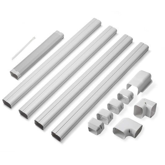 Decorative PVC Line Cover Kit for Mini-Split AC - TOSOT Direct